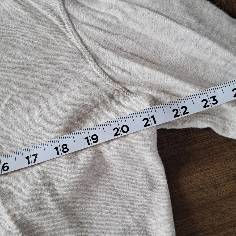 J. Crew Knit Goods 100% Cotton Cream 1/4 Zip Sweatshirt Size Large